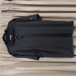 Callaway Golf Men’s Performance Polo Shirt Black/White Striped Size 2XL